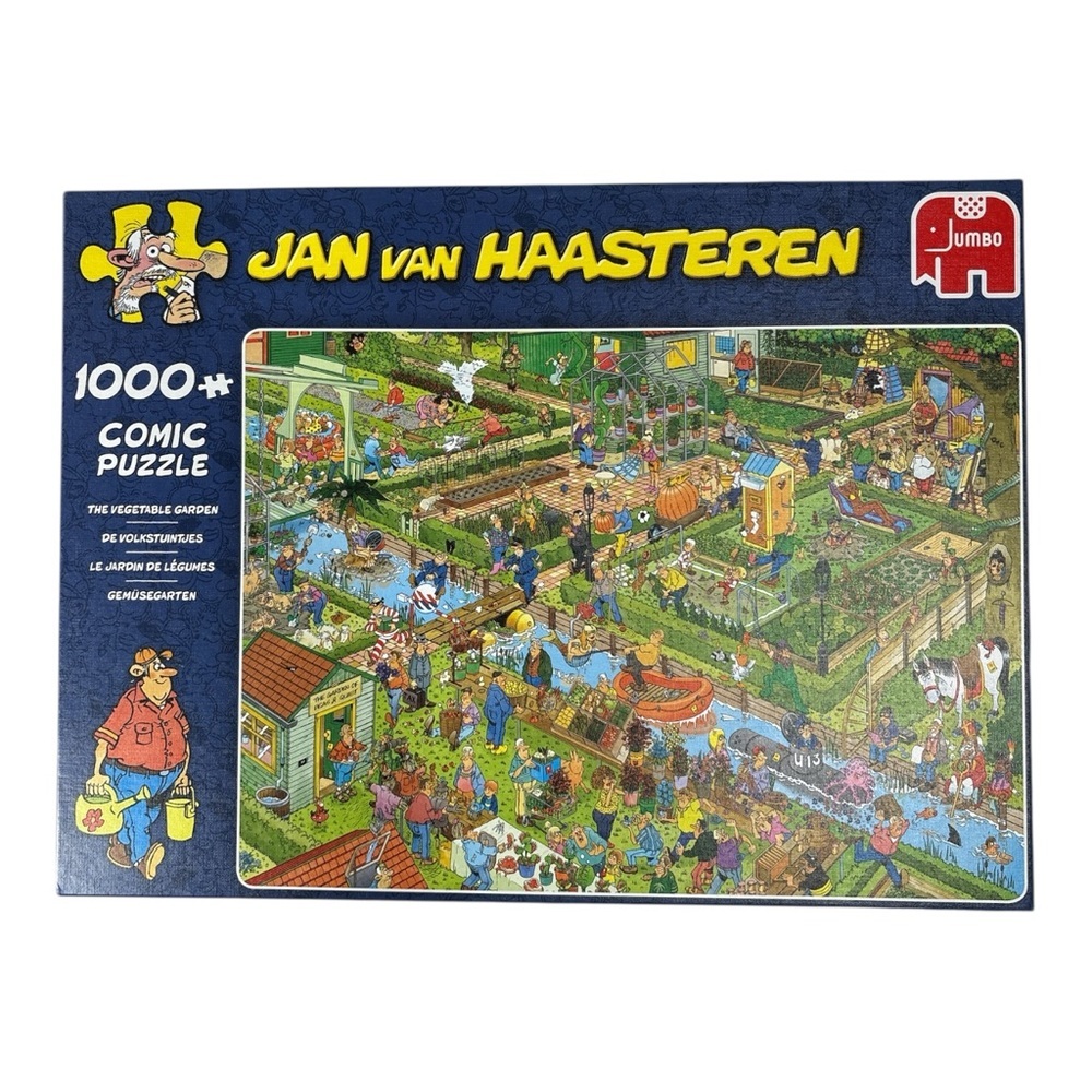 Jumbo Jan Van Haasteren 19057 The Vegetable Garden 1000 Pc Puzzle 2017 MissingPC